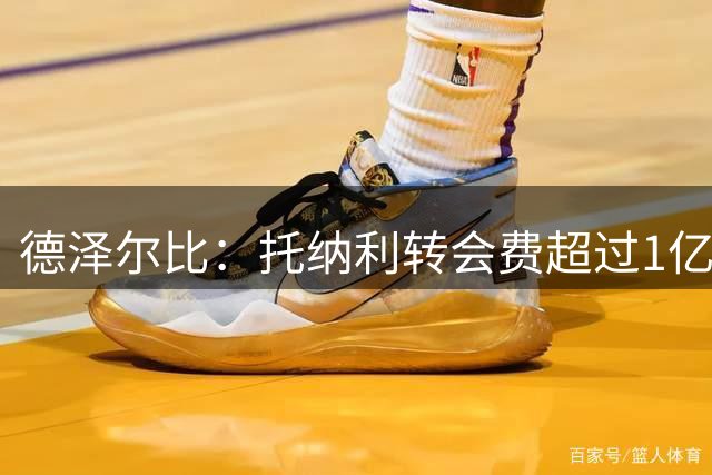 德泽尔比：托纳利转会费超过1亿？英超最佳中场之一值这个价
